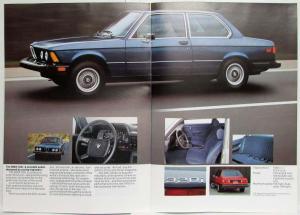 1979 BMW Ultimate Driving Machine Sales Brochure 320i 528i 633CSi 733i