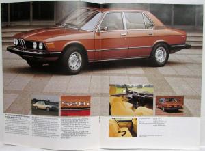 1979 BMW Ultimate Driving Machine Sales Brochure 320i 528i 633CSi 733i