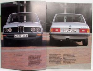 1979 BMW 5-Series Prestige Sales Brochure - 518 520 525 528i - Dutch Text