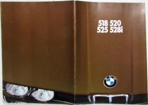 1979 BMW 5-Series Prestige Sales Brochure - 518 520 525 528i - Dutch Text