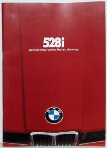 1979 BMW 528i Prestige Sales Brochure