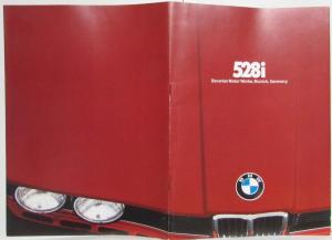 1979 BMW 528i Prestige Sales Brochure