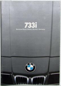 1979 BMW 733i Prestige Sales Brochure