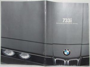 1979 BMW 733i Prestige Sales Brochure