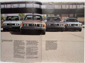 1979 BMW Ultimate Driving Machine Sales Brochure 320i 528i 733i 633CSi