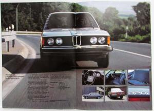 1979 BMW Ultimate Driving Machine Sales Brochure 320i 528i 733i 633CSi