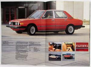 1979 BMW Ultimate Driving Machine Sales Brochure 320i 528i 733i 633CSi