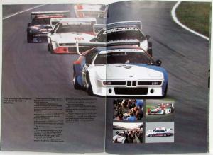 1979 BMW Ultimate Driving Machine Sales Brochure 320i 528i 733i 633CSi