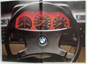 1979 BMW 728 730 733i Prestige Sales Brochure with Price Sheet - Danish Text