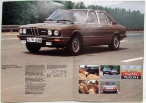 1979 BMW Programm: Es lebe der feine Unterschied Sales Brochure - German Text