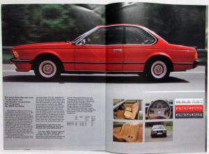 1979 BMW Programm: Es lebe der feine Unterschied Sales Brochure - German Text