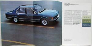 1979 BMW 728 730 733i Prestige Sales Brochure