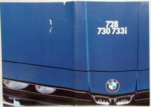 1979 BMW 728 730 733i Prestige Sales Brochure