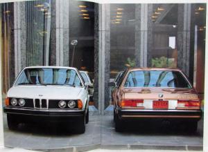 1979 BMW 633 CSi Sales Prestige Brochure