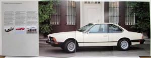 1979 BMW 633 CSi Sales Prestige Brochure