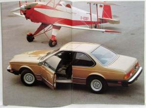 1979 BMW 633 CSi Sales Prestige Brochure