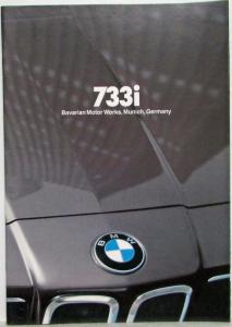 1980 BMW 733i Prestige Sales Brochure