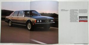 1980 BMW 733i Prestige Sales Brochure