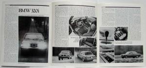 1980 BMW 320i Car and Driver March Reprint Road Test Article