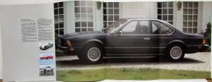 1980 BMW 633 CSi Prestige Sales Brochure