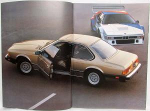 1980 BMW 633 CSi Prestige Sales Brochure