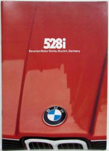 1980 BMW 528i Prestige Sales Brochure