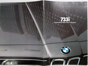 1981 BMW 733i Prestige Sales Brochure