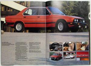 1981 BMW The Ultimate Driving Machine Sales Brochure