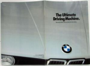 1981 BMW The Ultimate Driving Machine Sales Brochure