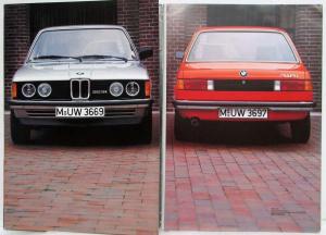 1981 BMW 316 318i 320 323i Sales Brochure