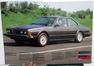 1981 BMW 633 CSi Prestige Sales Brochure