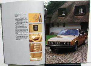 1981 BMW 633 CSi Prestige Sales Brochure