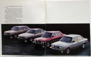 1981 BMW Full Line Small Sales Brochure