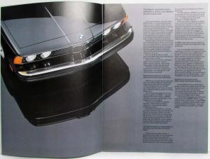 1981 BMW Translating Minimum Energy into Maximum Performance Sales Brochure