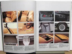 1981 BMW 320i Prestige Sales Brochure