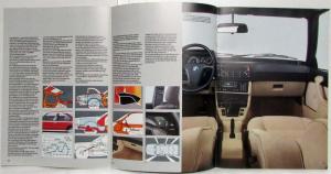 1982 BMW 628CSi 635CSi Prestige Sales Brochure