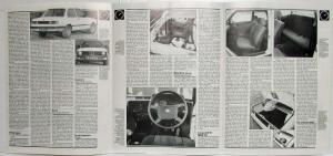 1982 BMW 316 Auto Test January Reprint Road Test Article