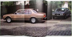 1982 BMW 733i Prestige Sales Brochure