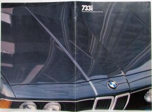 1982 BMW 733i Prestige Sales Brochure
