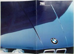 1983 BMW 318i Sales Brochure