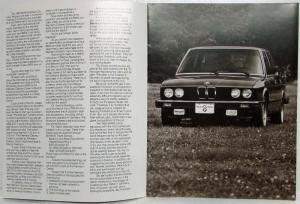 1983 BMW European Delivery Program Information Brochure and Folder