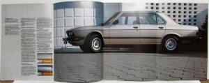 1983 BMW 528e 533i Prestige Sales Brochure