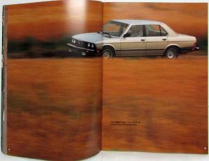 1983 BMW 528e 533i Prestige Sales Brochure