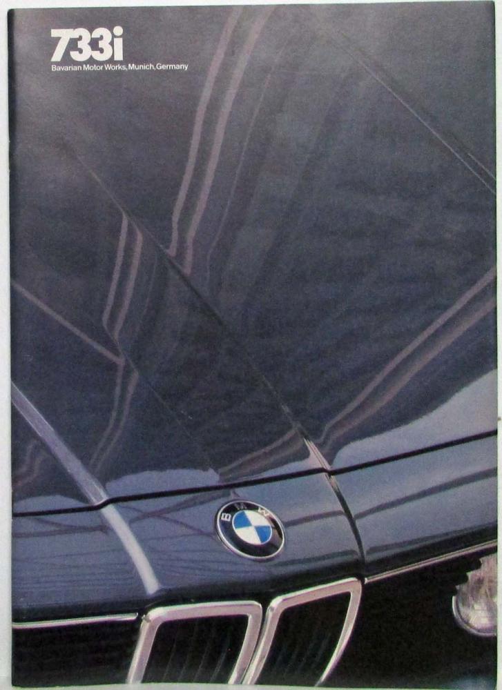 1983 BMW 733i Prestige Sales Brochure