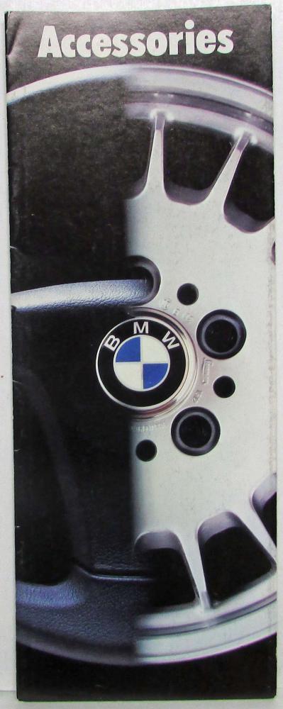 1983 BMW Accessories Sales Brochure