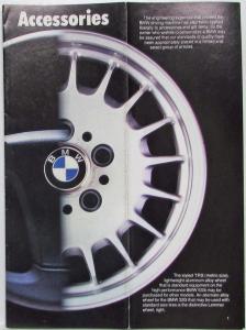 1983 BMW Accessories Sales Brochure