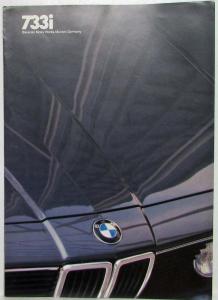 1983 BMW 733i Sales Folder