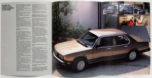 1983 BMW 733i Sales Folder