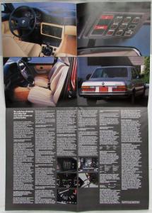 1983 BMW 528e 533i Sales Folder Poster