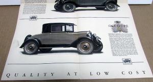 1927 Chevrolet Closed Cars Sales Brochure Landau Sedan Coach Coupe Cabriolet